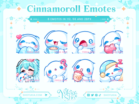 Kawaii Cinna Roll Emotes