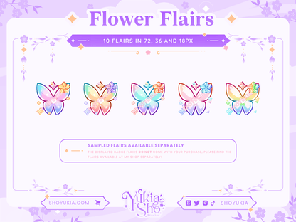 Valorant Clove Butterfly Sub Badges