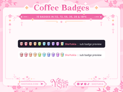 Coffee Sub Badges