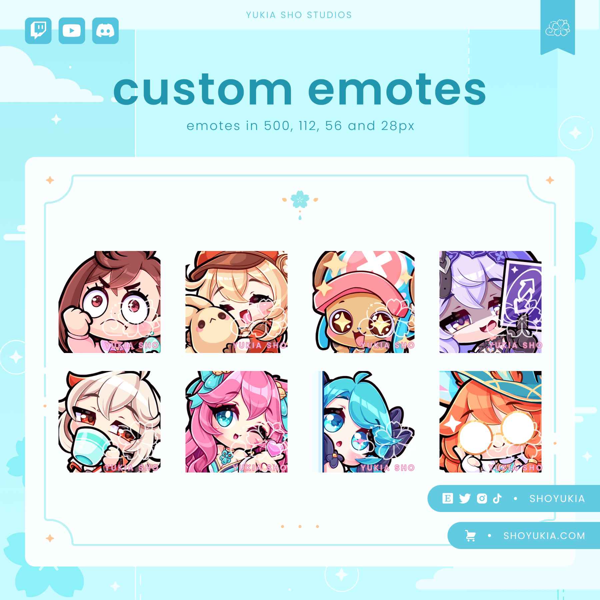 Custom Twitch Emotes | Unique & Hand-Drawn | Perfect for Streamers ...