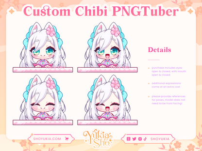 Custom Chibi PNGTuber Commission