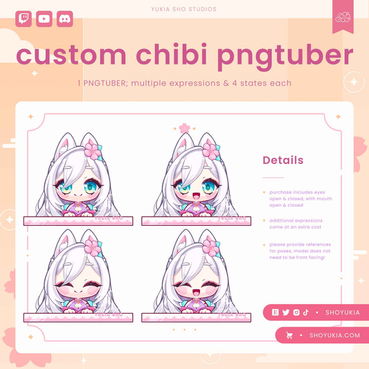 Custom Chibi PNGTuber Commission