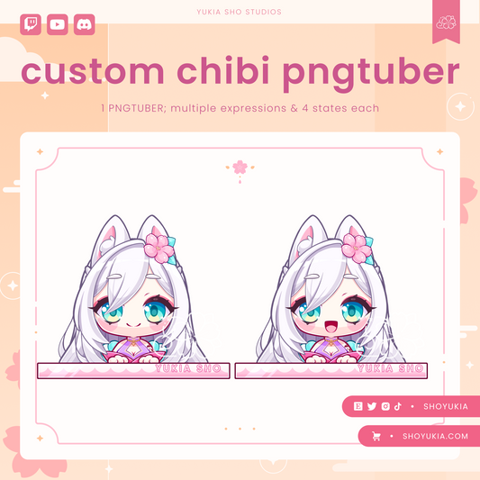 Custom Chibi PNGTuber Commission