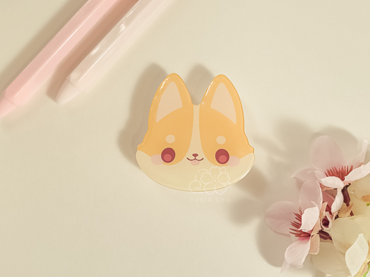 Corgi Acrylic Phone Grip