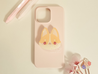 Corgi Acrylic Phone Grip