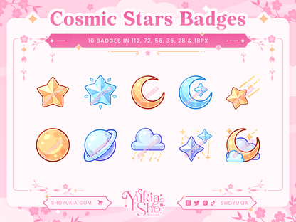 Cosmic Stars Sub Badges