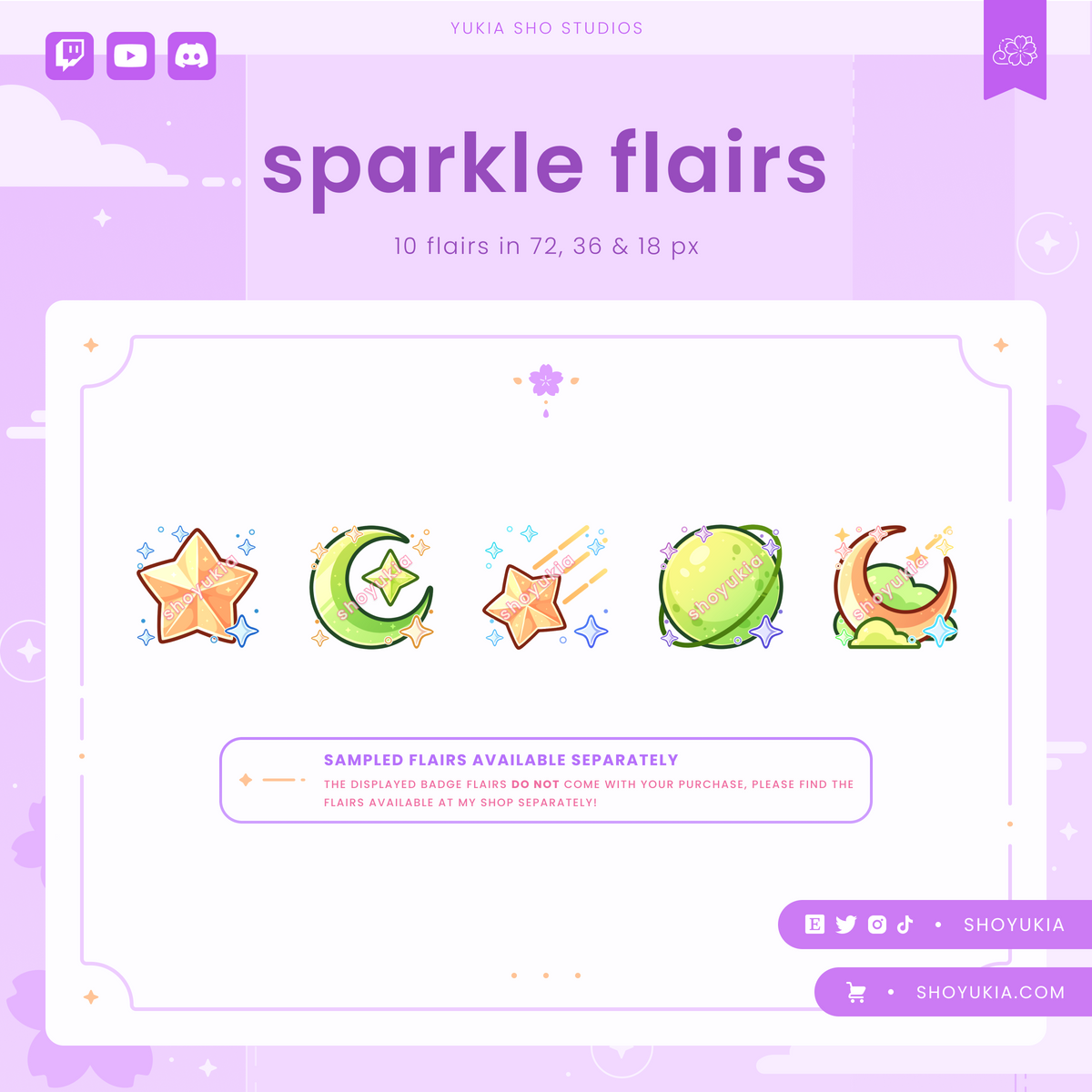 Cosmic Stars Sub Badges