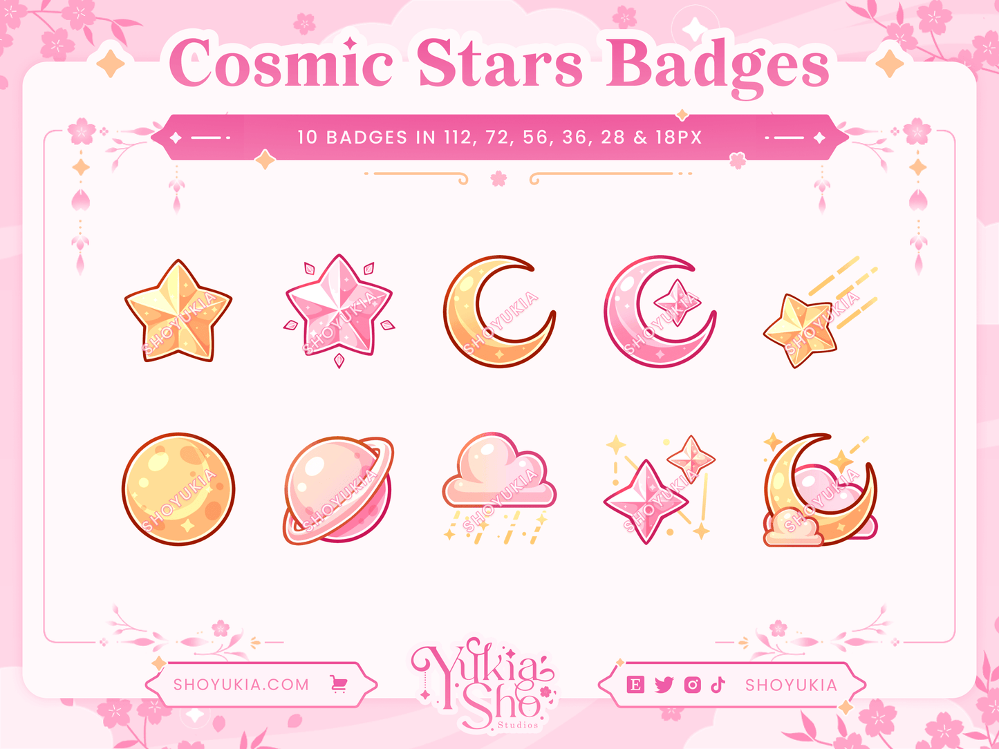 Cosmic Stars Sub Badges