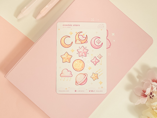 Cosmic Stars Mini Sticker Sheet