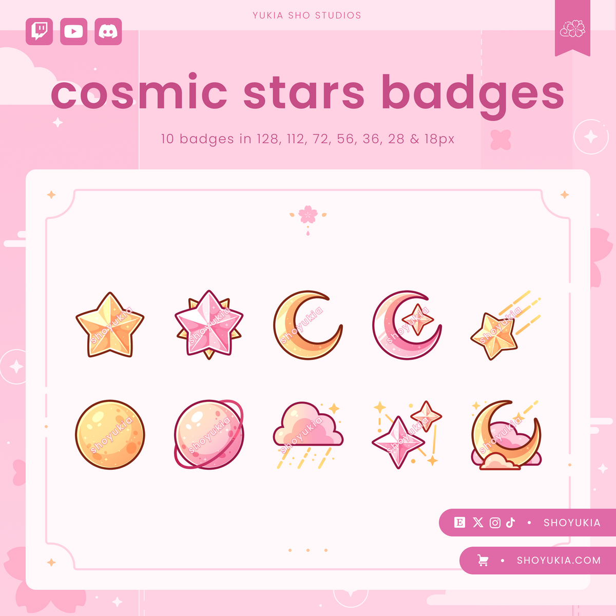 Cosmic Stars Sub Badges