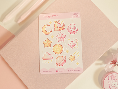 Cosmic Stars Mini Sticker Sheet