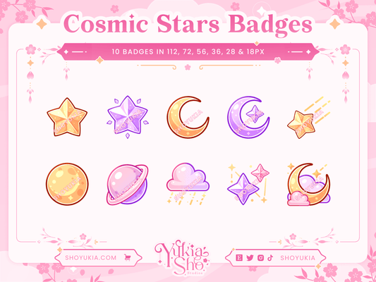 Cosmic Stars Sub Badges