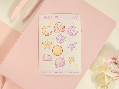 Cosmic Stars Mini Sticker Sheet