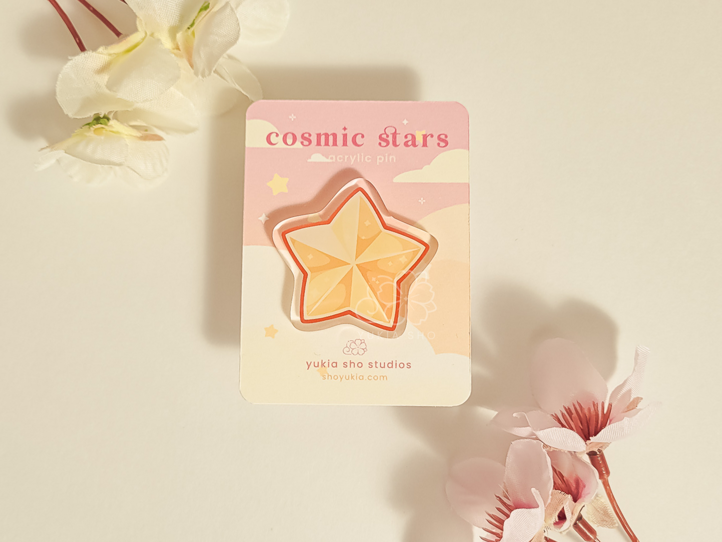 Cosmic Stars 1.5" Acrylic Pin Bundle