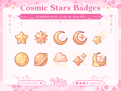 Cosmic Stars Sub Badges