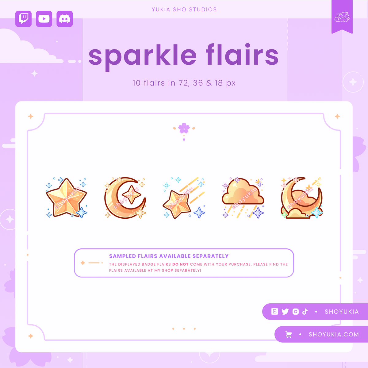 Cosmic Stars Sub Badges