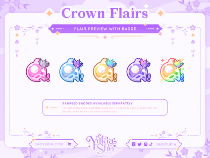 Crown Twitch Badge Flair (ANGLED)