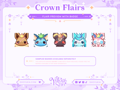 Crown Twitch Badge Flair (RECTO)