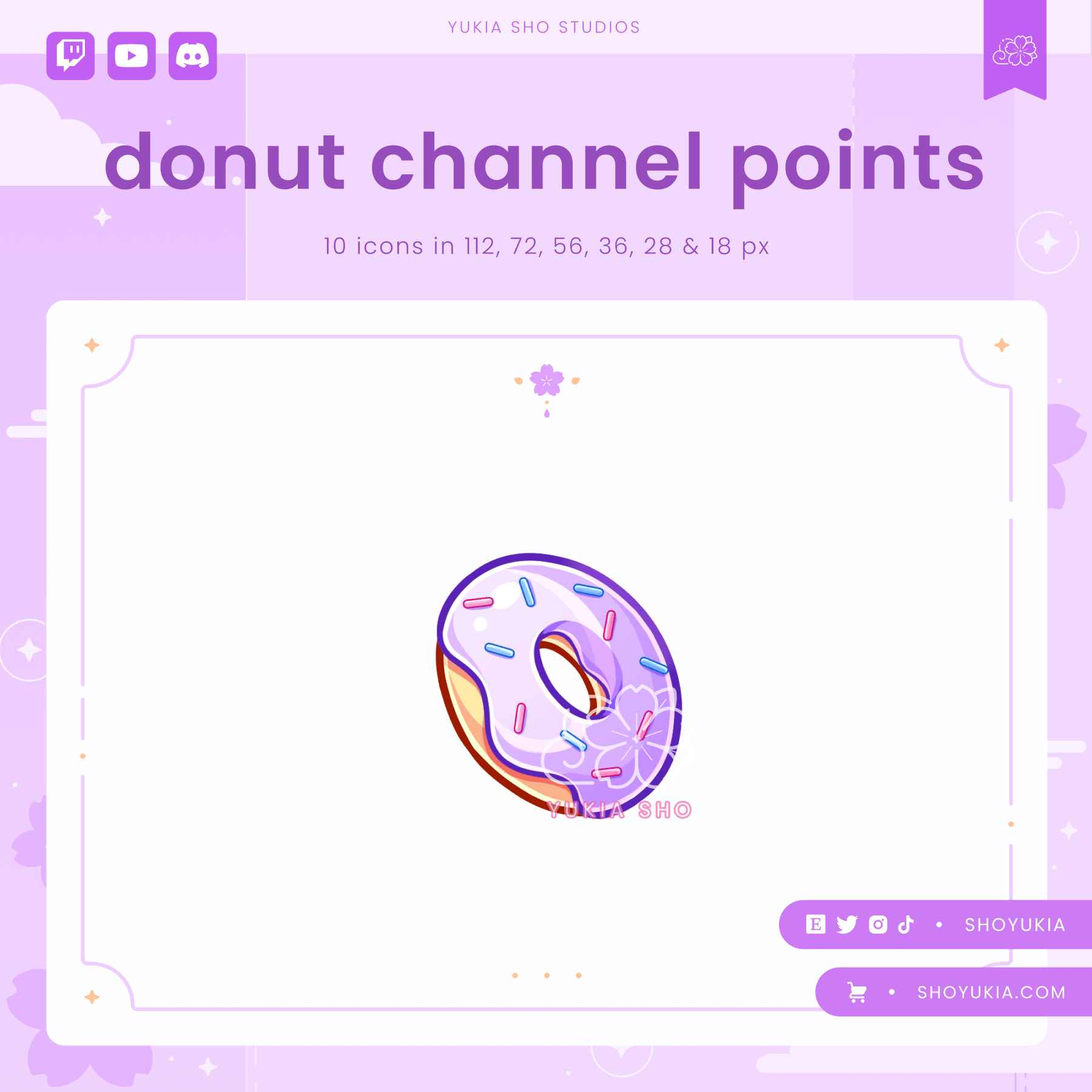 Twitch Channel Points Icons – Unique Designs for Streamers – Yukia Sho ...