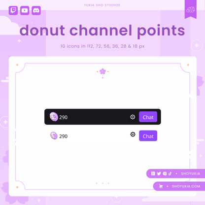 Donut Channel Points