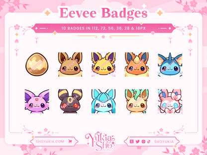 PKMN Eeveelution Sub Badges