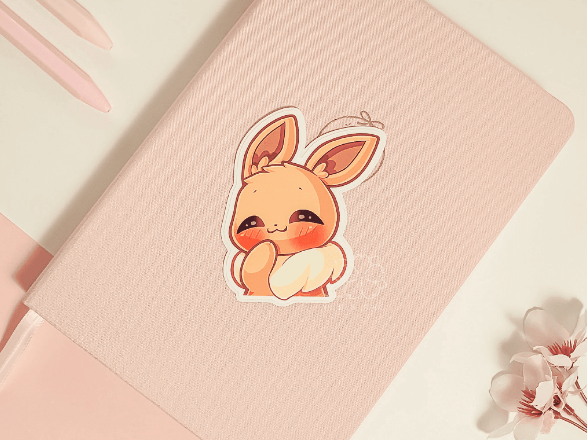 PKMN Eevee 3" Vinyl Stickers - Yukia Sho Studios Ltd.