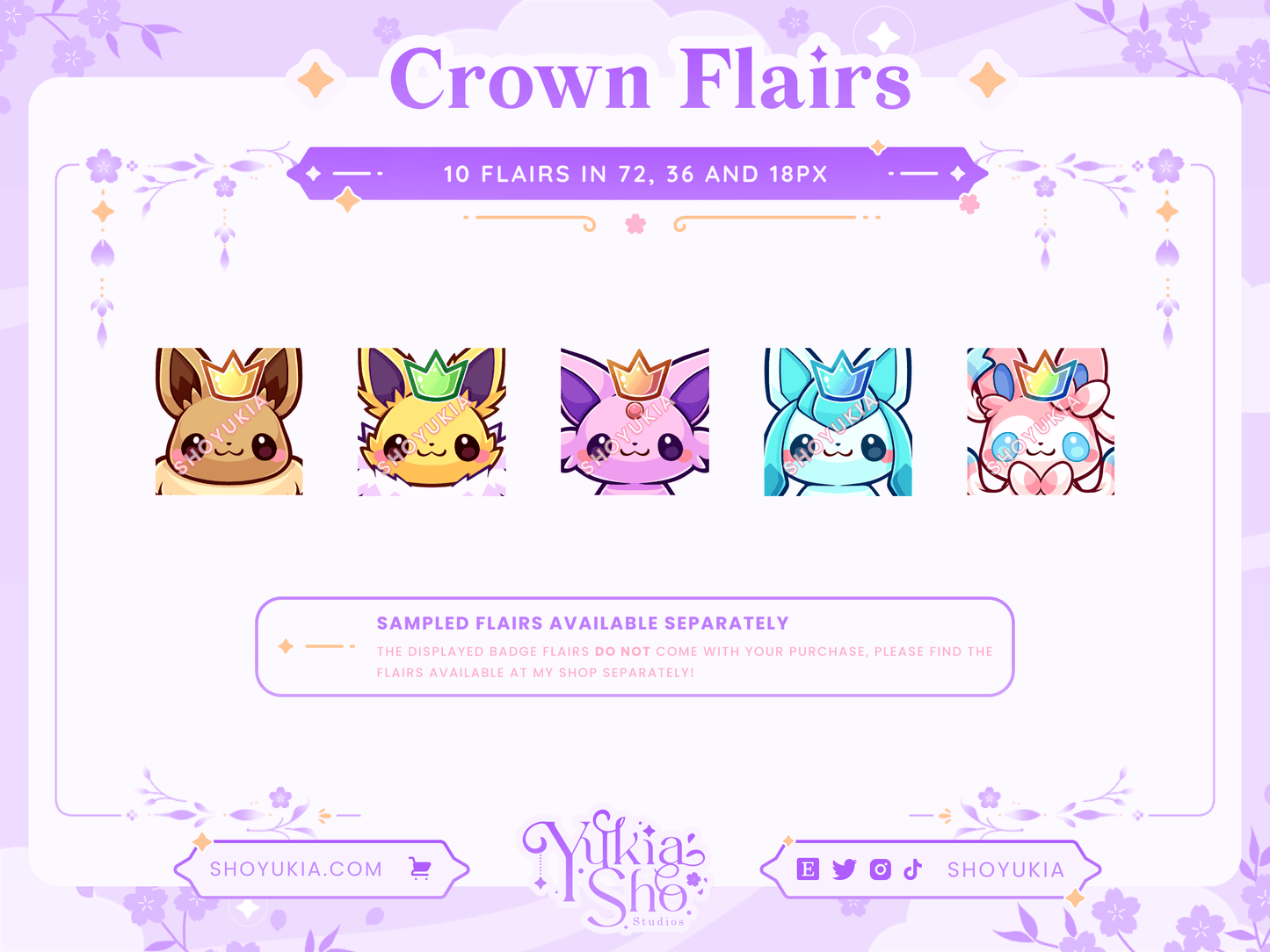 PKMN Eeveelution Sub Badges