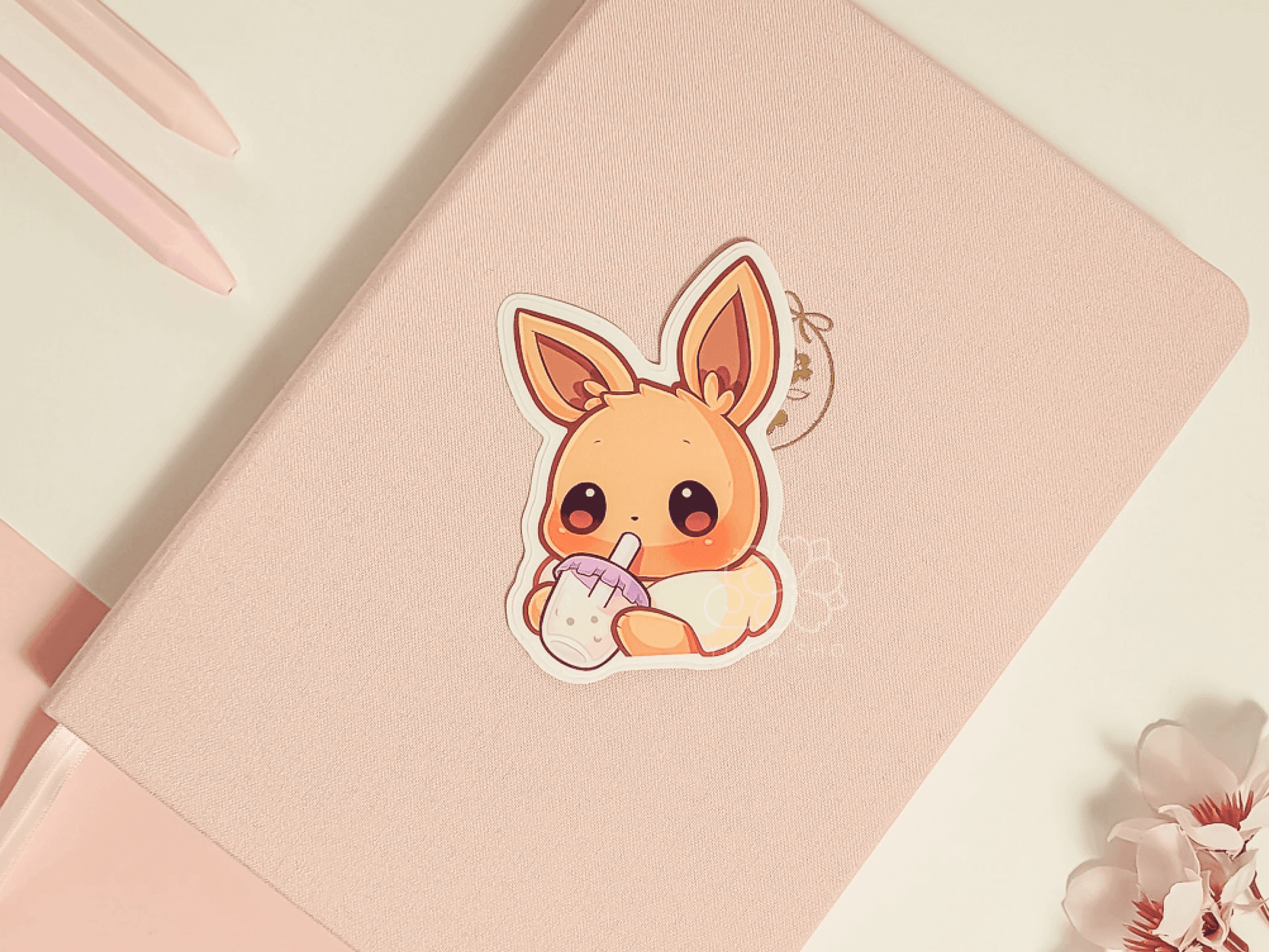 PKMN Eevee 3" Vinyl Stickers - Yukia Sho Studios Ltd.