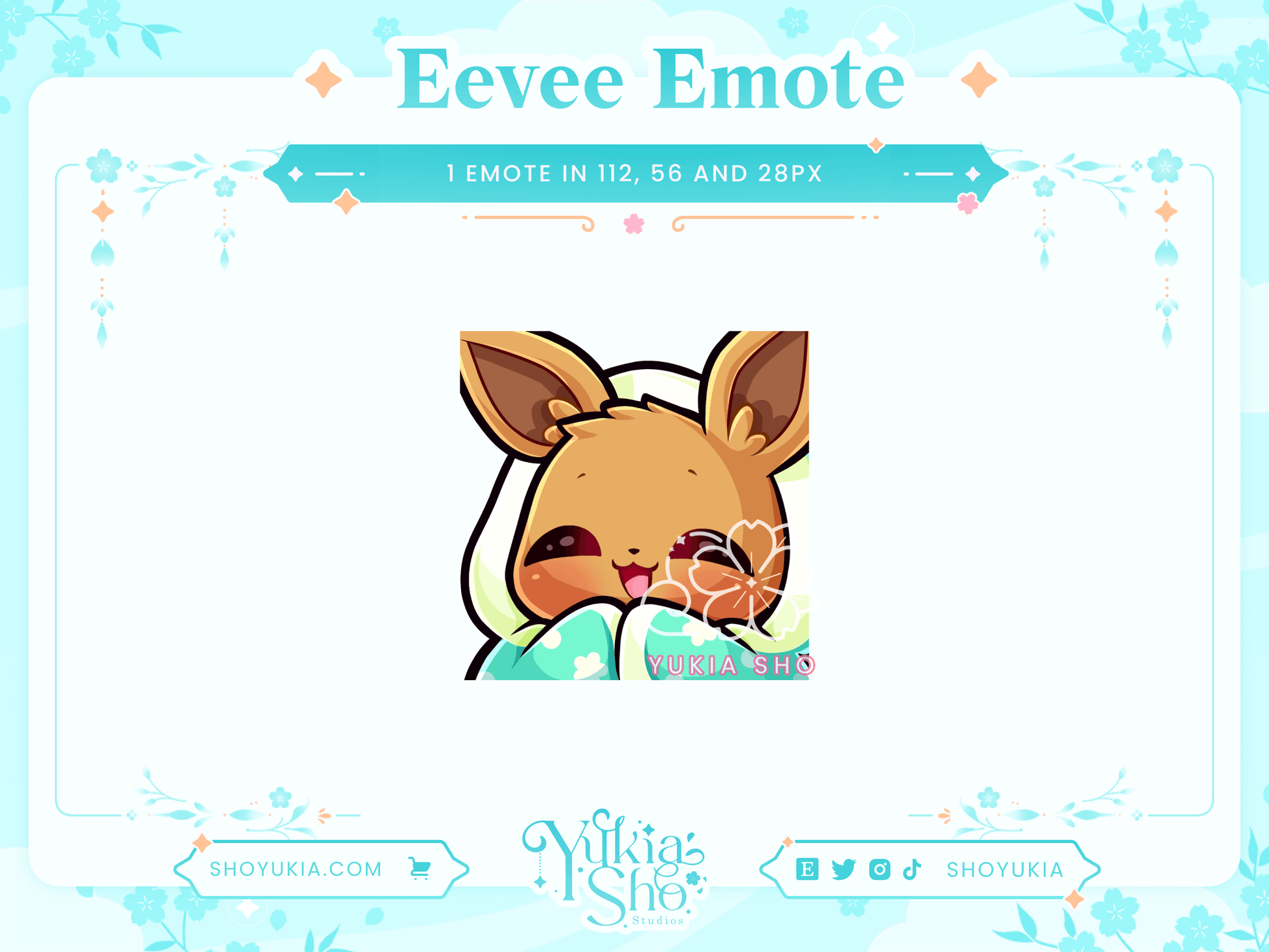 PKMN Eevee Emotes - Yukia Sho Studios Ltd.