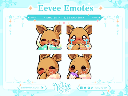 PKMN Eevee Emotes - Yukia Sho Studios Ltd.