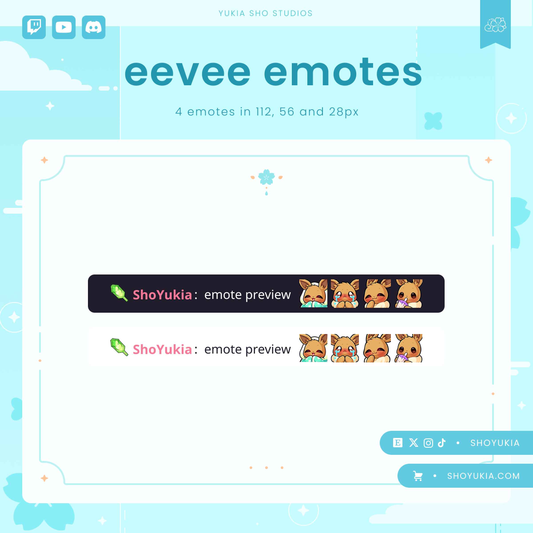 PKMN Eevee Emotes