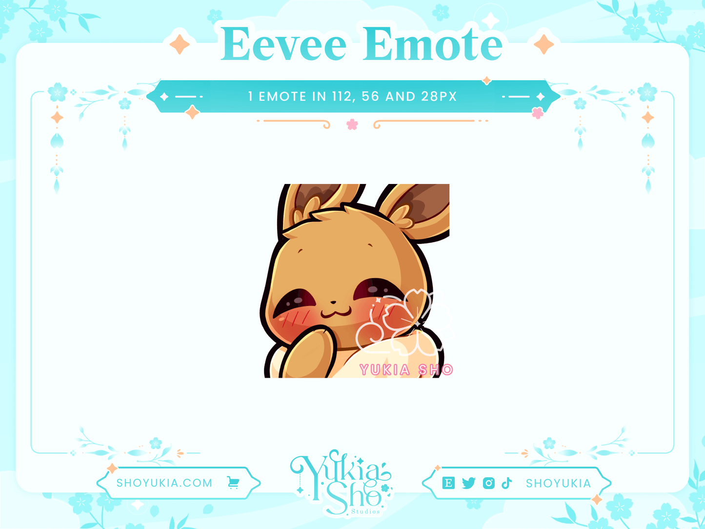 PKMN Eevee Emotes - Yukia Sho Studios Ltd.