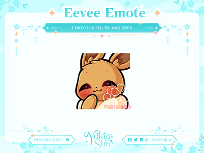 PKMN Eevee Emotes - Yukia Sho Studios Ltd.