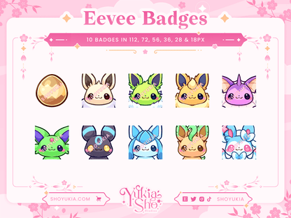 PKMN Eeveelution Sub Badges