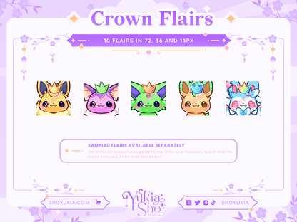 PKMN Eeveelution Sub Badges