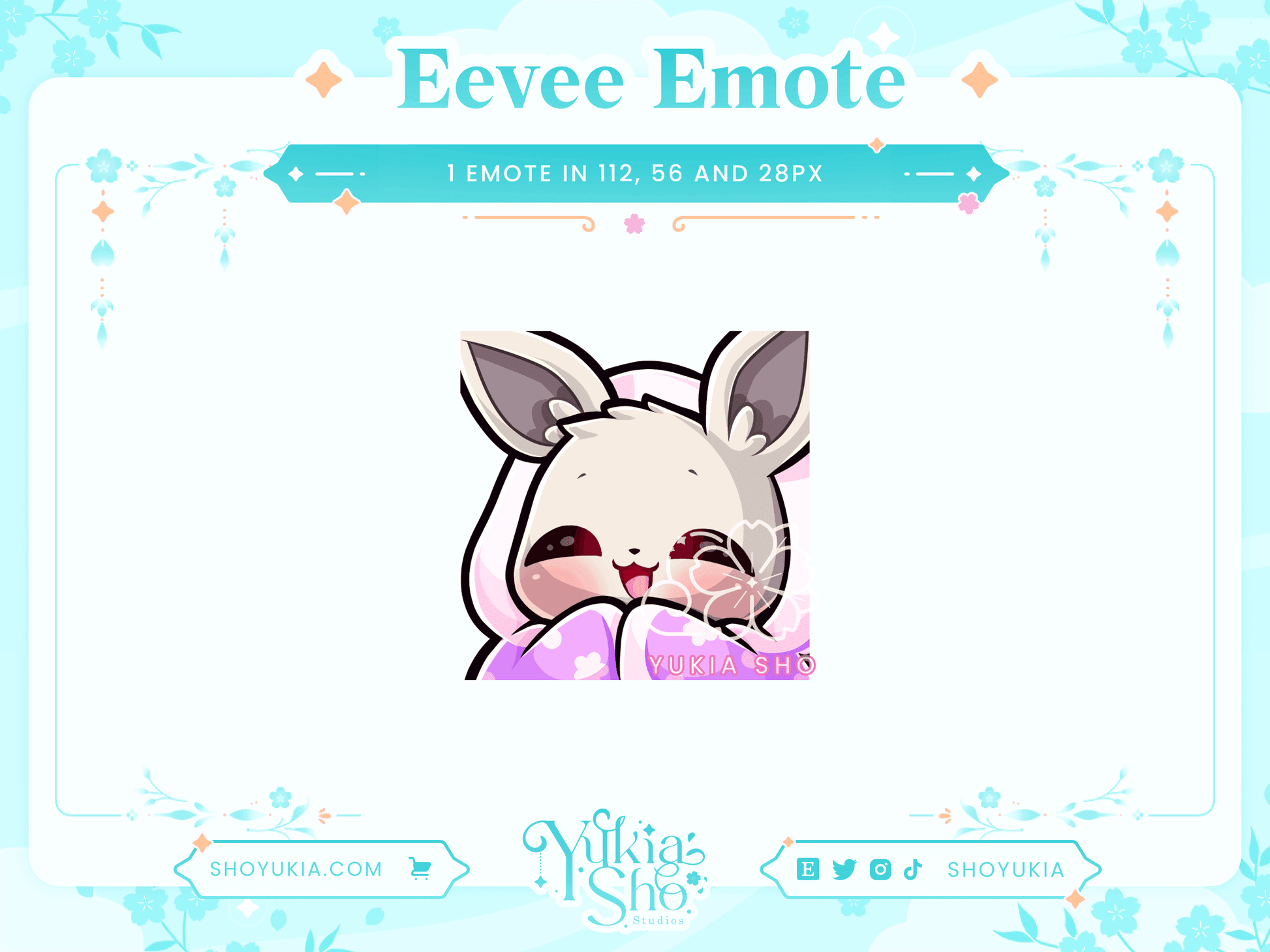 PKMN Eevee Emotes - Yukia Sho Studios Ltd.