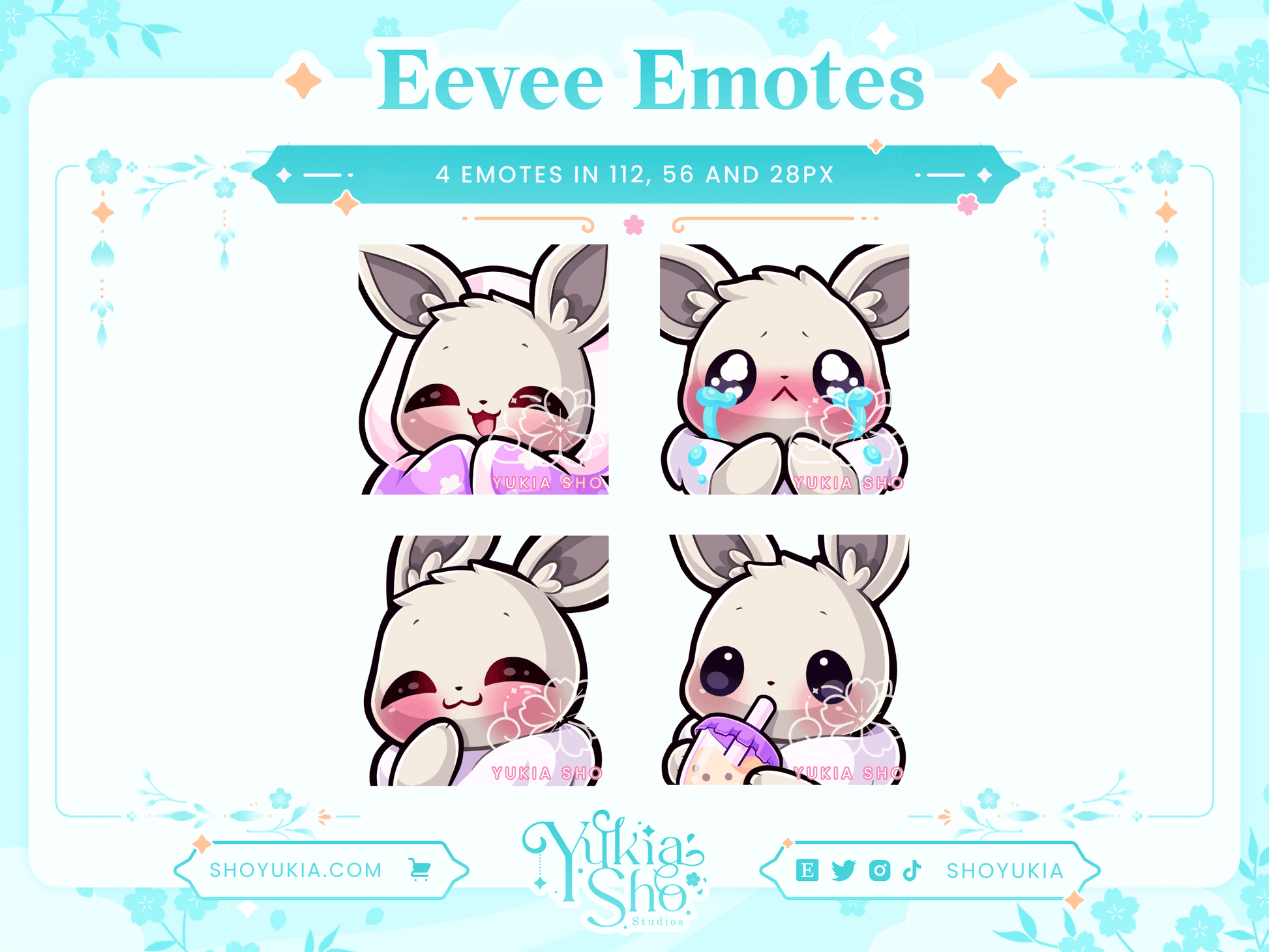 PKMN Eevee Emotes - Yukia Sho Studios Ltd.