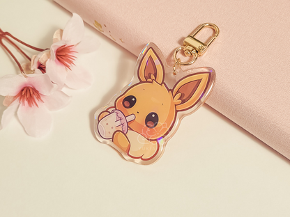 PKMN Eevie2.5" Acrylic Keychain Charm