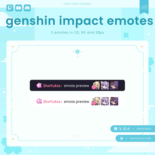 Genshin Impact Standard 5-Star Emotes