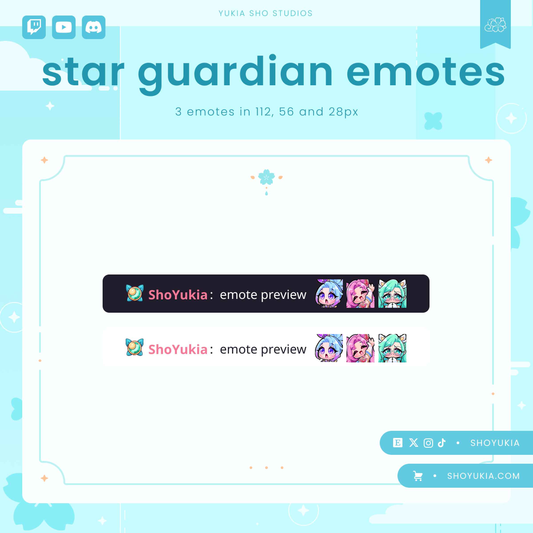League of Legends Star Guardian Emotes (Set 3)