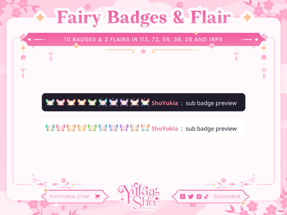 Insignias secundarias de Sailor Moon para Twitch/YouTube/Discord