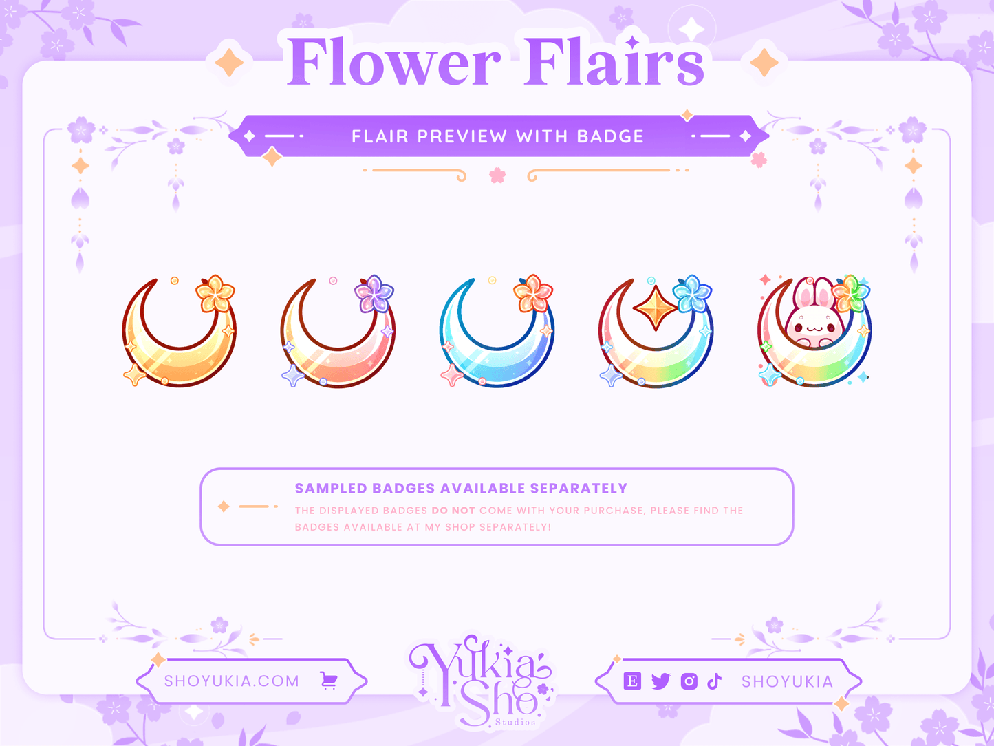 Flower Twitch Badge Flair