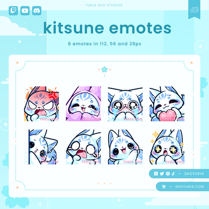 Kitsune Emotes