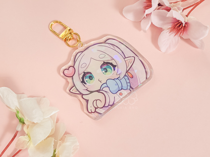Frie Kiss Acrylic Keychain Charm