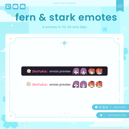 Frie Fern & Stark Emotes