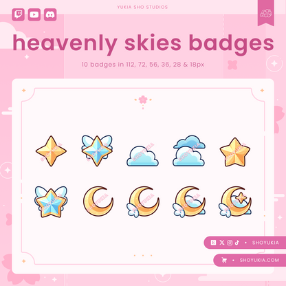 Heavenly Skies Sub Badges