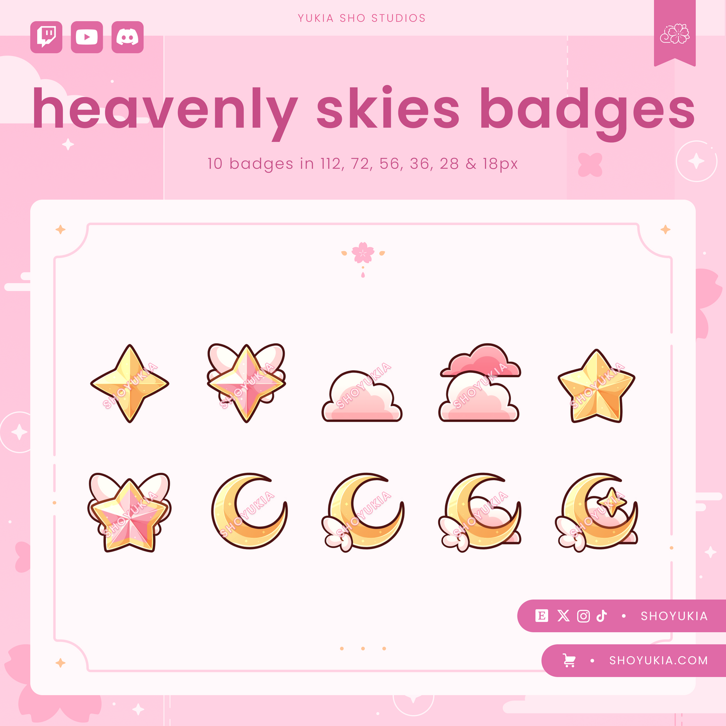 Heavenly Skies Sub Badges