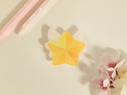 Angelic Star Acrylic Phone Grip