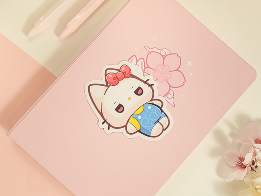 Kawaii Kitty 3" Vinyl Stickers