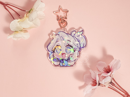 Valorant Jett Wow 2.5" Acrylic Keychain Charm